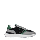 Philippe Model Black Fabric Athletic Sneakers
